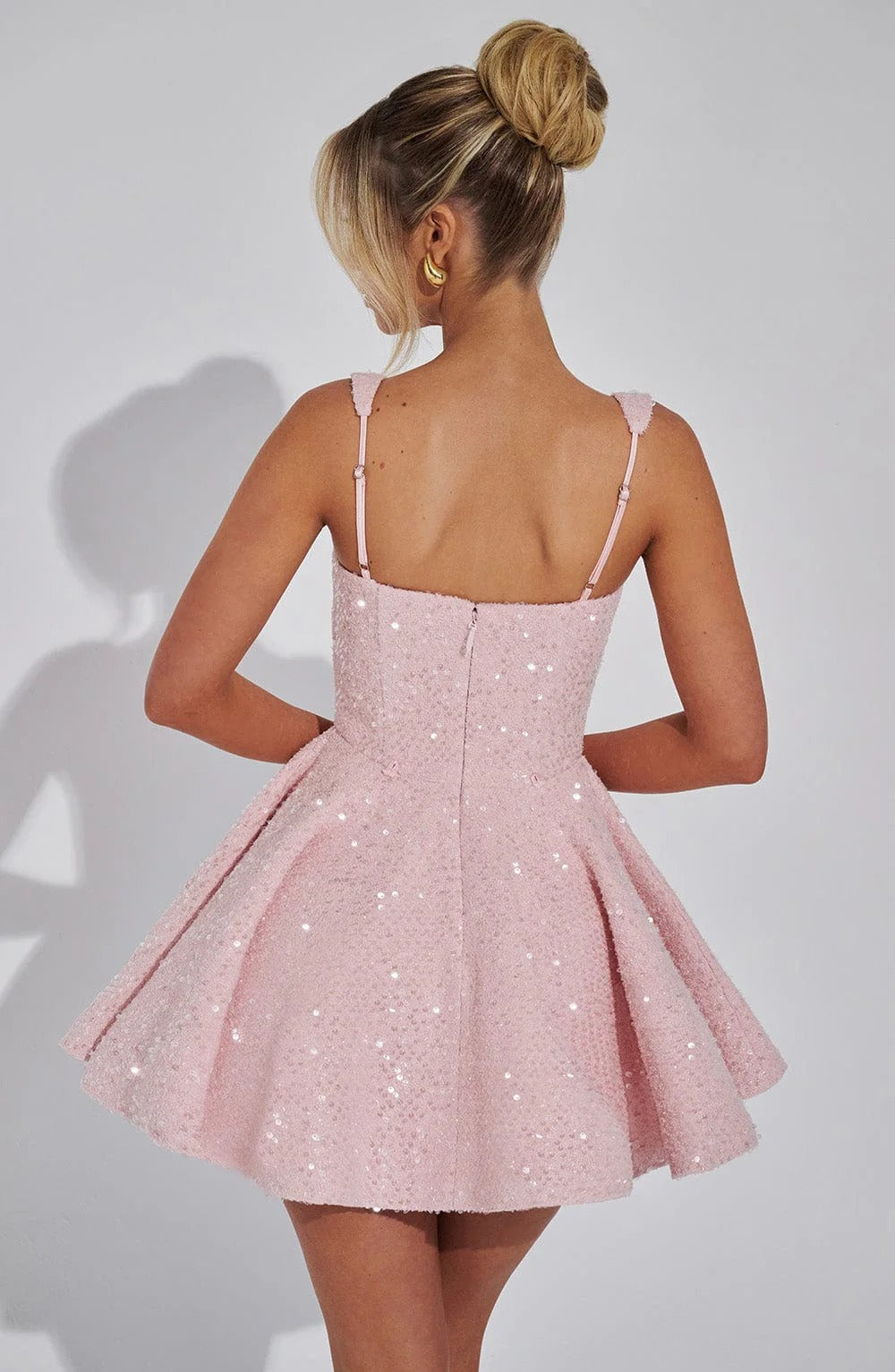 Audrey Mini Dress - Blush