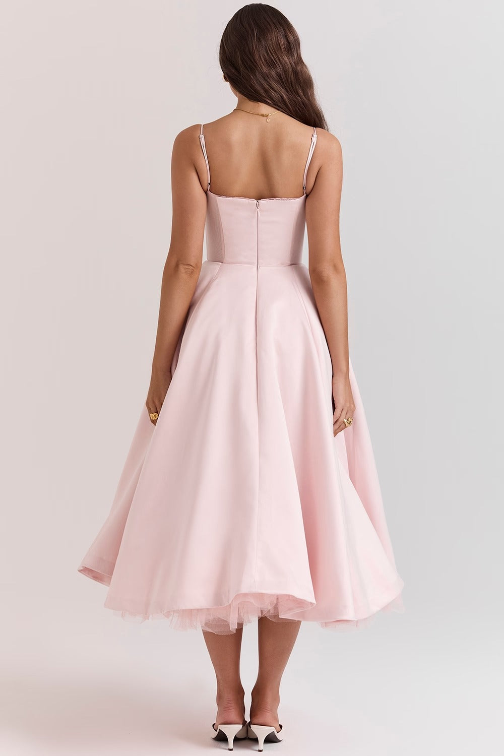 Juliette Midi Dress - Pink