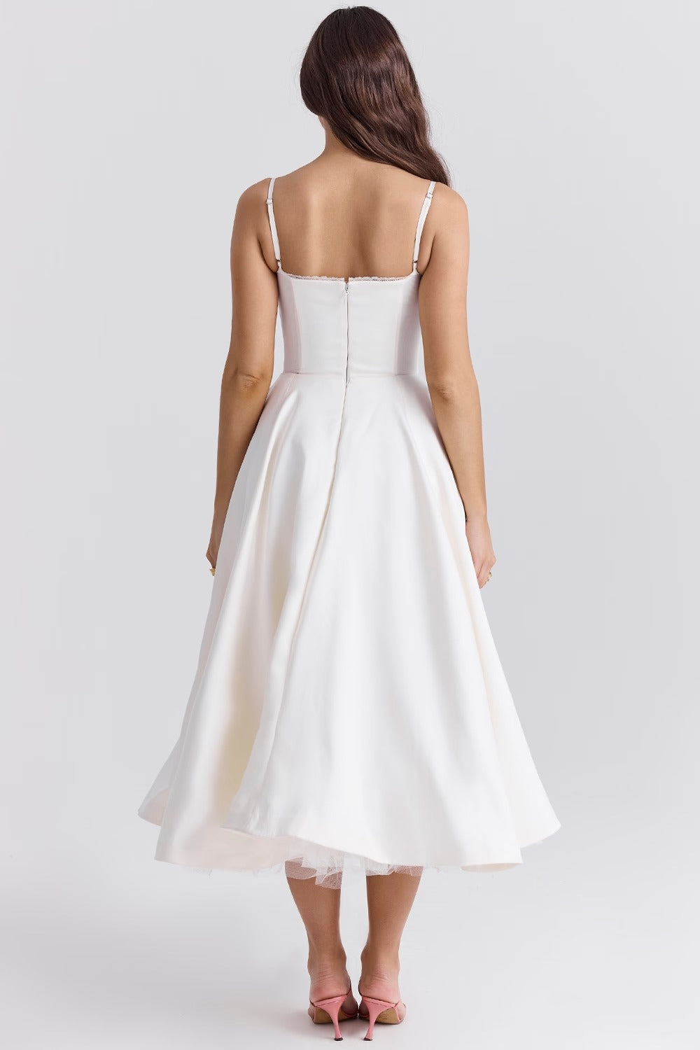 Juliette Midi Dress - White
