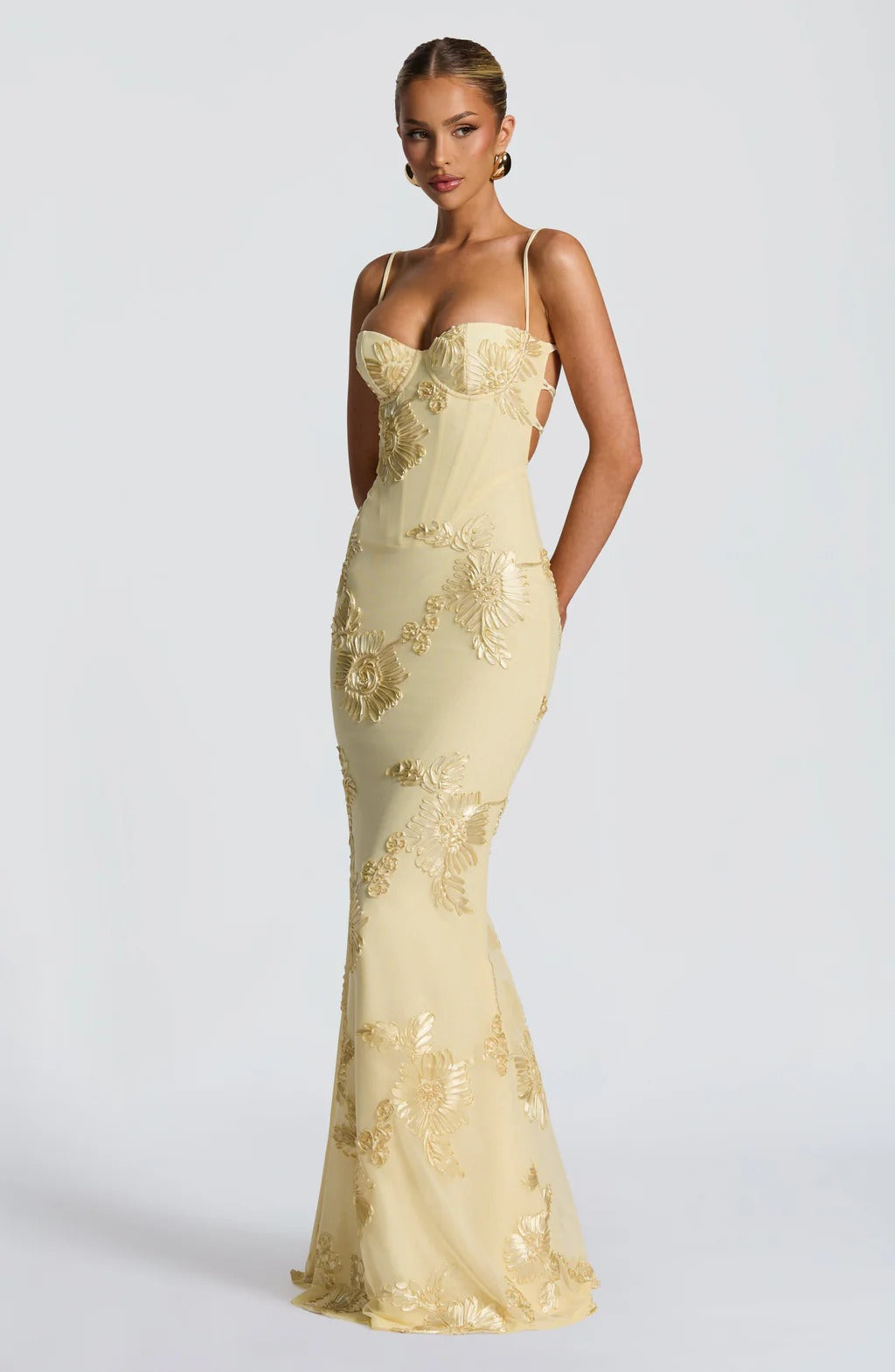 Liora Maxi Dress - Lemon