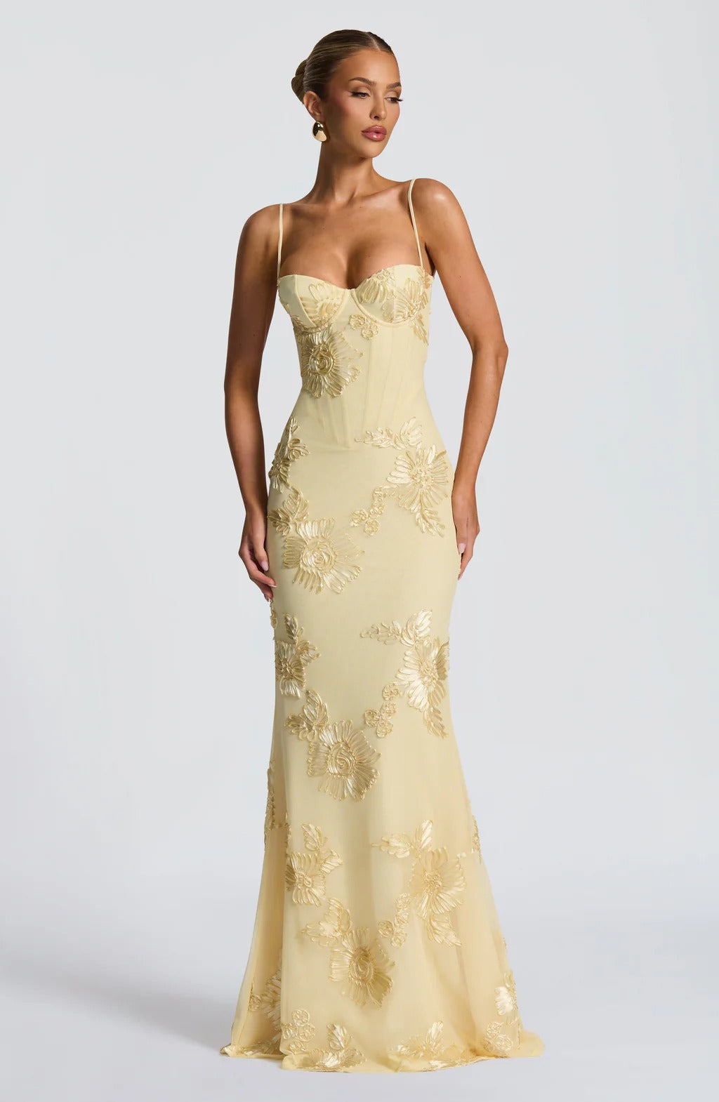 Liora Maxi Dress - Lemon